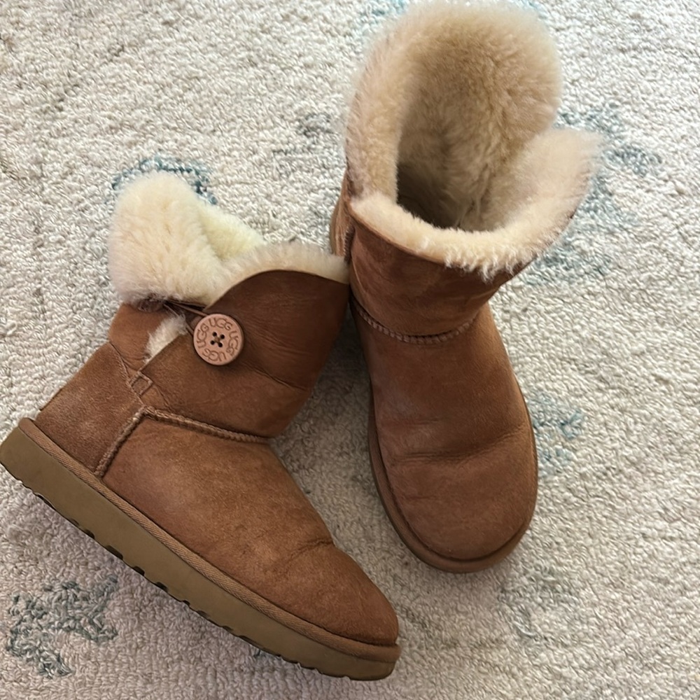 Ugg button boots